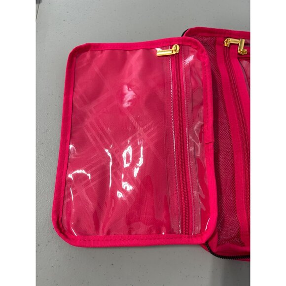 Joy Eco Luxe World Traveler Light and Chic Toiletry Case Hot Pink Organizer NEW - Picture 4 of 8